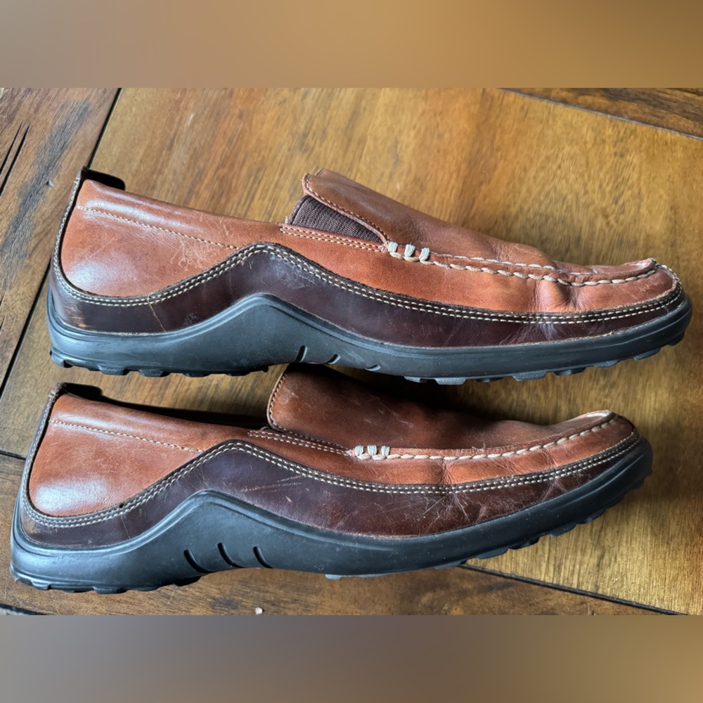 Cole Haan Tucker Venetian C03559 Brown Leather Loafers Men’s 10.5 - Picture 8 of 9